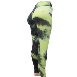 Tie Dyed Ruched Leggings