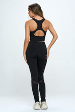 Load image into Gallery viewer, Women&#39;s Two Piece Activewear Set Cut Out Detail
