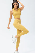 Load image into Gallery viewer, Full Size Slim Fit High Waist Long Sports Pants with Pockets
