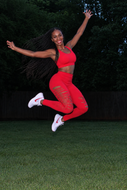 R&R Custom Signature Legging Set (Red)