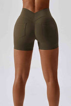 Load image into Gallery viewer, Wide Waistband Back Pocket Sports Shorts
