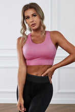 Load image into Gallery viewer, Cutout Racerback Sports Bra
