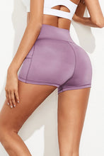 Load image into Gallery viewer, Exposed Seam High Waist Yoga Shorts
