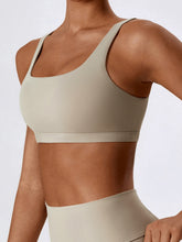 Load image into Gallery viewer, Cutout Sports Square Neck Sports Tank Top
